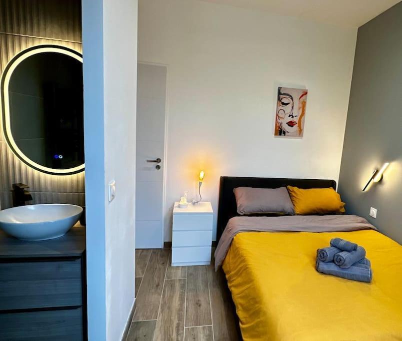 Chic Renovated 2 Bedroom Entire Apartment Or Only Private Rooms In Liberation In Nice With Garage On Demand, Ac, Wi-Fi And Tram Access Kültér fotó