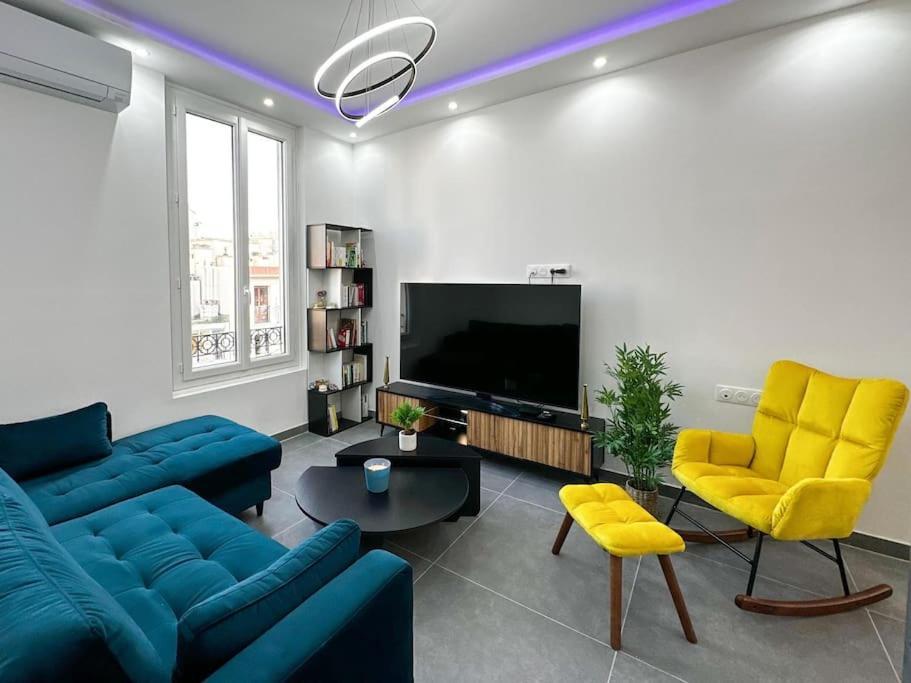 Chic Renovated 2 Bedroom Entire Apartment Or Only Private Rooms In Liberation In Nice With Garage On Demand, Ac, Wi-Fi And Tram Access Kültér fotó