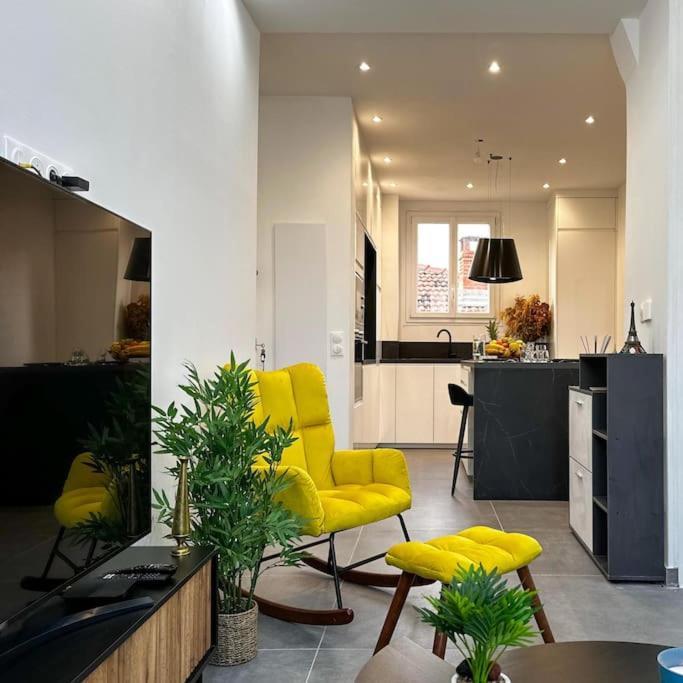 Chic Renovated 2 Bedroom Entire Apartment Or Only Private Rooms In Liberation In Nice With Garage On Demand, Ac, Wi-Fi And Tram Access Kültér fotó